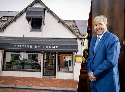 Koning Willem-Alexander zat in restaurant in Oostvoorne, maar bijna niemand in de straat had dat door