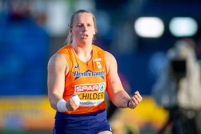 Jessica Schilder pakt voor derde keer op rij Europese titel in het kogelstoten