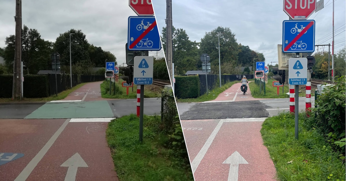 Fietsoversteken op fietsostrade in Kalmthout niet langer groen: Vlaams Belang reageert tevreden
