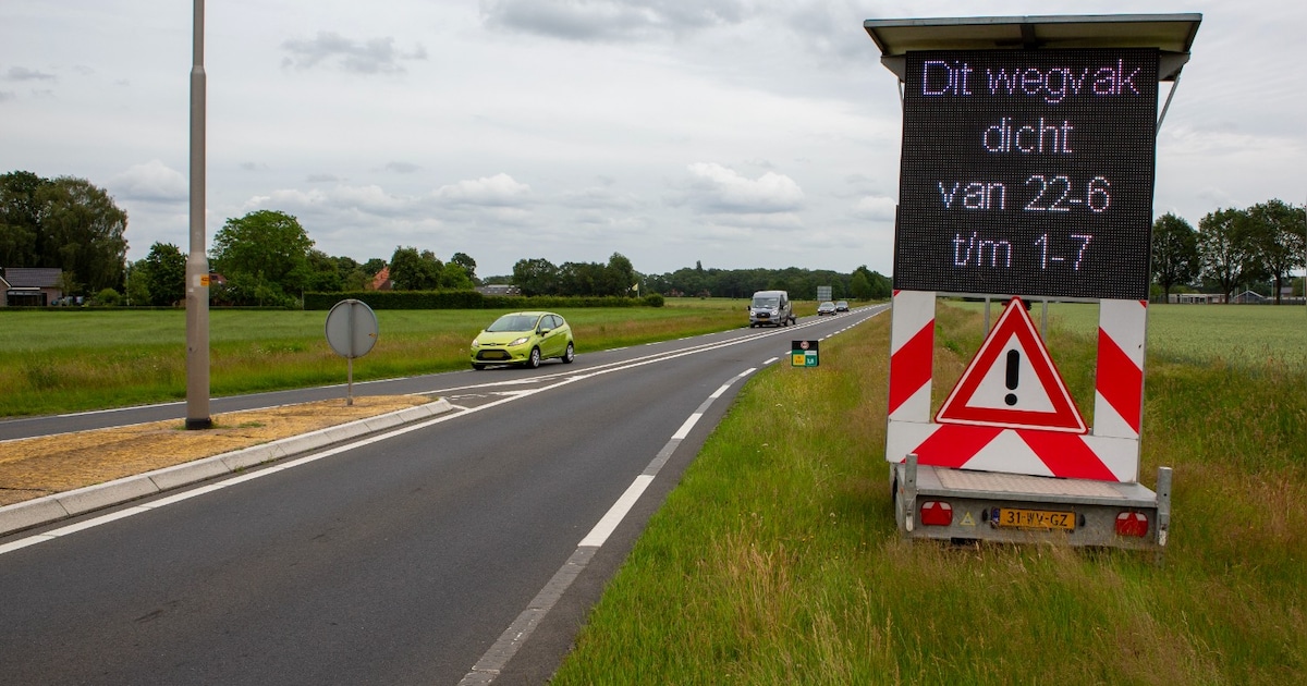 N332 bij Heeten tien dagen afgesloten voor onderhoud