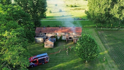 Brand in leegstaand pand in Brummen