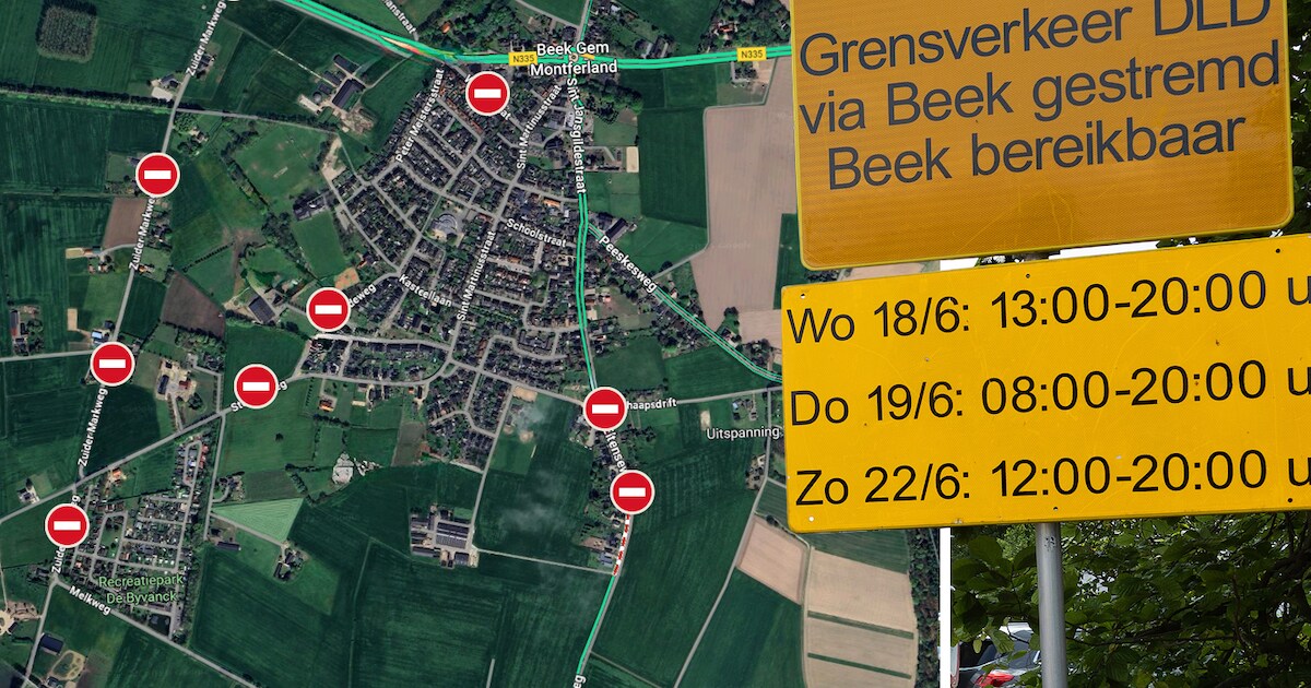 Dorp is klaar met verkeer dat Duitse grenscontroles ontloopt en ‘fopt ...