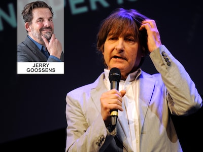 Jerry smeert een potje Calvé uit op de vloer van de woonkamer, als saluut aan Wim T. Schippers