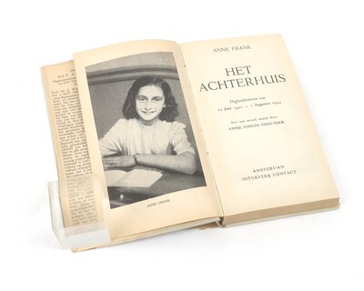Bijzonder exemplaar dagboek van Anne Frank vlak voor sluiten veiling voor hoog bedrag verkocht