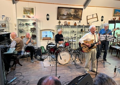 Gratis blues jamsessie in de Buurderij Overasselt met bekende nummers en gastoptredens