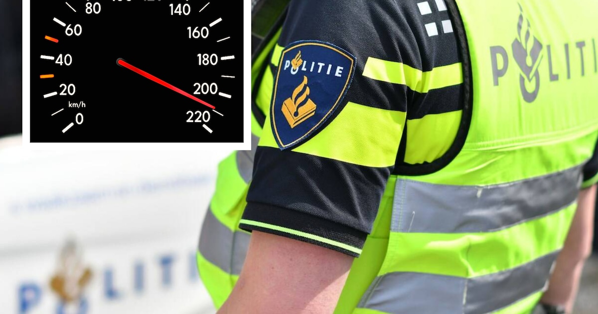 72-jarige man gepakt op A2 tussen Born en Echt, reed meer dan 100 kilometer per uur te hard