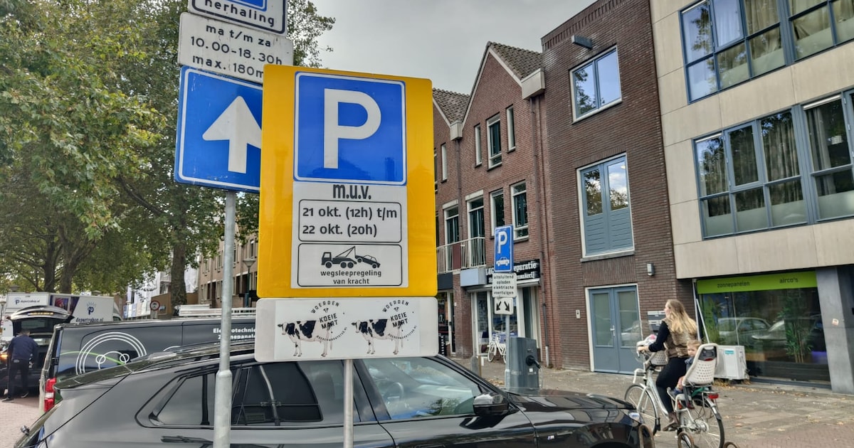 Afgesloten wegen, parkeren en fietsen stallen tijdens Koeiemart 2025