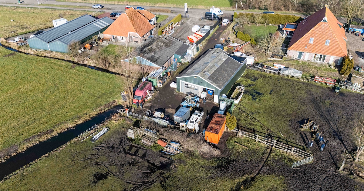 Ontmanteling van drugslab in Oudehaske in volle gang: pallets vol met vloeistoffen aangetroffen