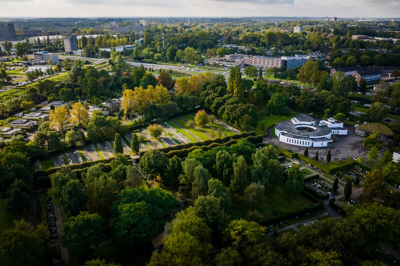Begraafplaats Essenhof in Dordrecht.