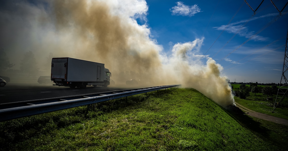 Zeven boeren aangehouden na brandende hooibalen langs A2 bij Breukelen: ‘In gevaar brengen verkeersv