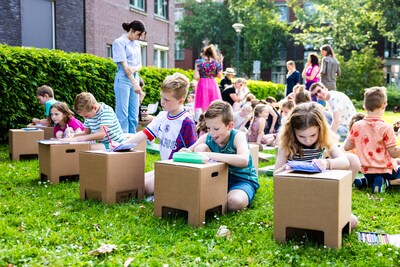 Ook Puttershoek heeft nu kunstroute voor schoolkinderen