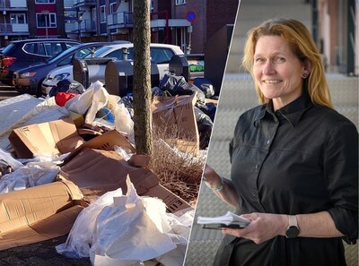 ‘Zet gewoon een rode bak neer!’ Container in de straat botst met regels. Heb jij een beter idee?