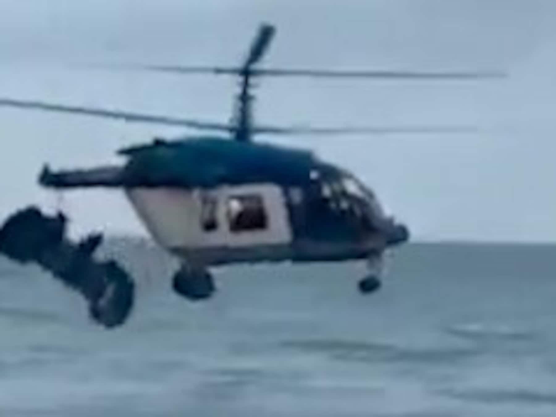 Russische helikopter verliest staart en stort neer