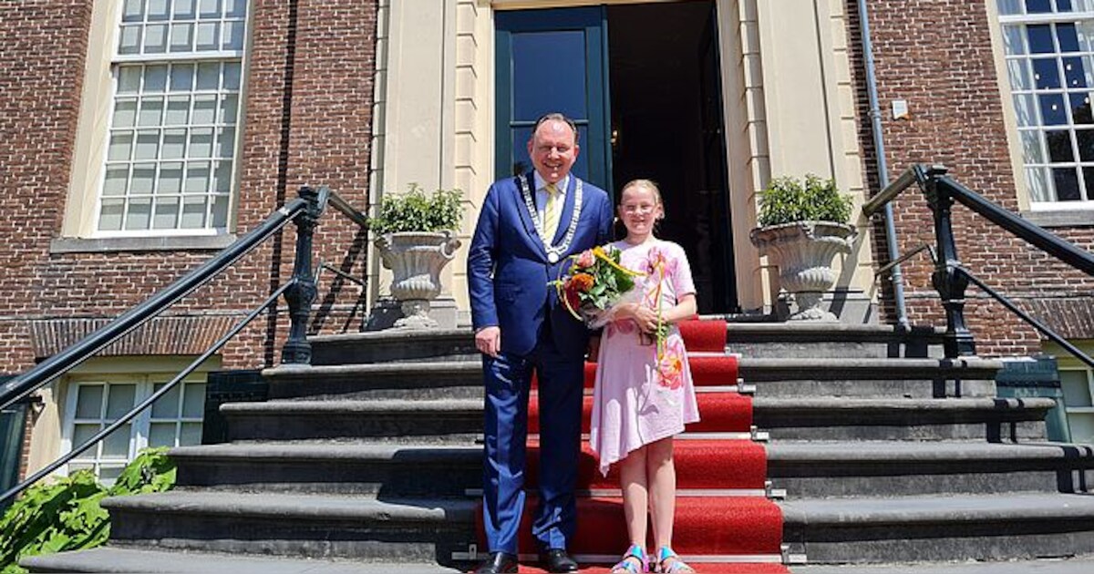 Charlotte Baldee is nieuwe kinderburgemeester van Stichtse Vecht