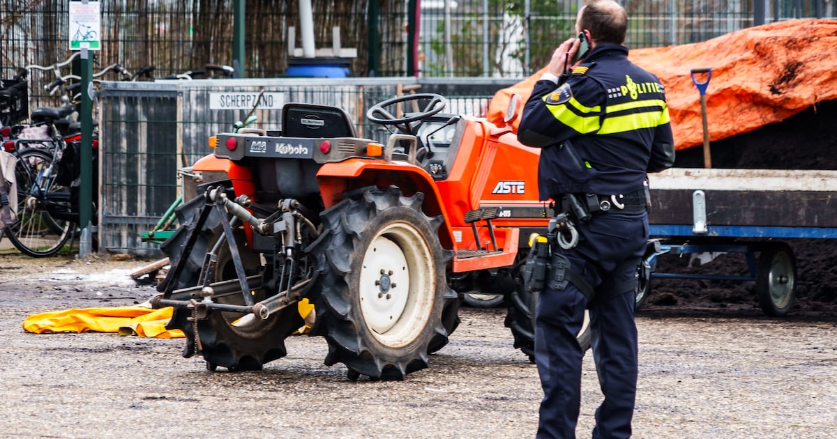 Gewonde na ongeluk met minitractor in Maassluis