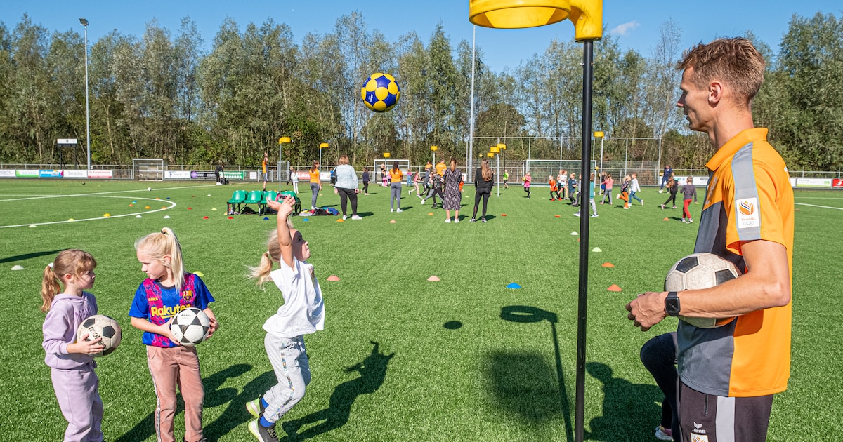 Korfbalinstuif voor kinderen in Sporthal Rhoon