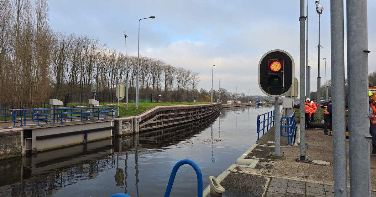 Sluis bij Schijndel is weer open