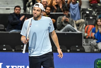 Tallon Griekspoor plaatst zich voor halve finale in Brussel: ‘Dit is echt een grote overwinning’