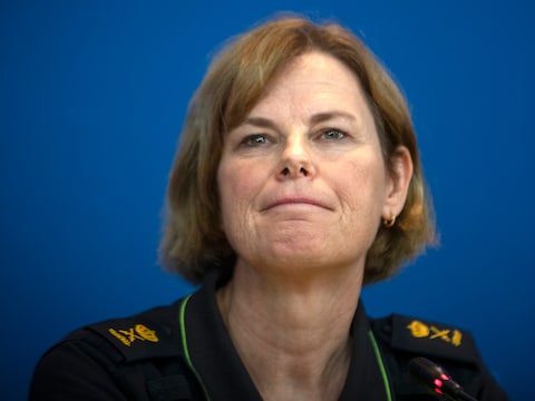 Politiechef van de Landelijke Eenheid Jannine van den Berg.