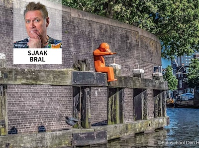 Het Leemmannetje is terug: het knaloranje kunstwerk verspreidt een glimlach door de stad
