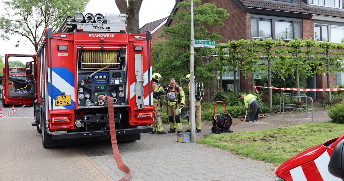 Elf woningen aan de Essengaarde in Waddinxveen ontruimd vanwege gaslekkage