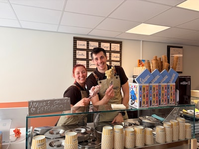 New in Amsterdam: Giulia and Simone live their Italian dream at ice cream parlor Arte Vanilla
