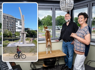 Ophef om tien meter hoog kunstwerk voor flat in Nijmegen: ‘Wie haalt dit in zijn hoofd op deze plek?