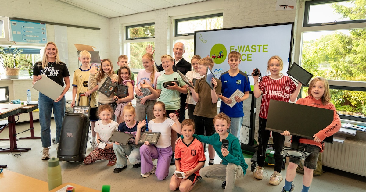 Vijf scholen in De Fryske Marren starten met E-Waste Race