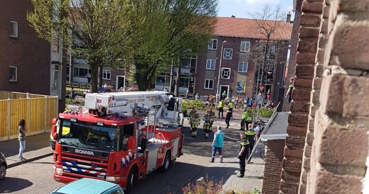Partner van gevallen of gesprongen vrouw in Deventer zit nog vast