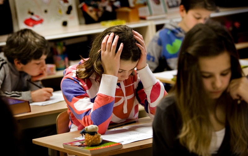 In 2019 maakten leerlingen, hier van de 5e Montessorischool Watergraafsmeer in Amsterdam, nog wél de eindtoets.