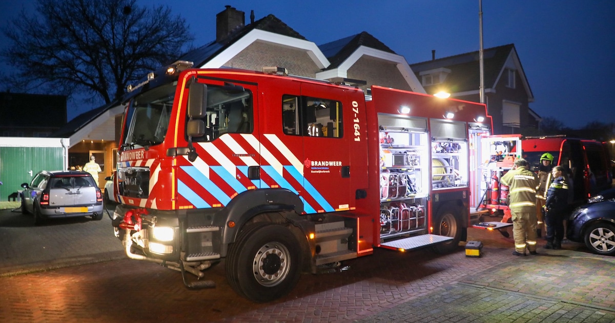 Brand in veranda in Stroe