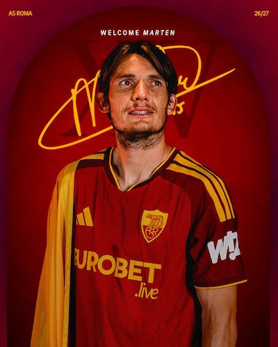 Marten de Roon gepresenteerd door AS Roma, mogelijk debuut tegen Atalanta