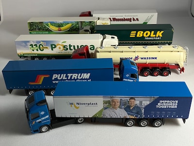 Een oproepje en een beetje geluk: zo kwam Edwin aan zijn unieke modelvrachtwagen van Niverplast