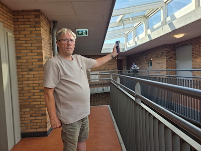 Bij Koos (74) wordt het 47 graden in de flat in Zwolle: ‘Ongezond’