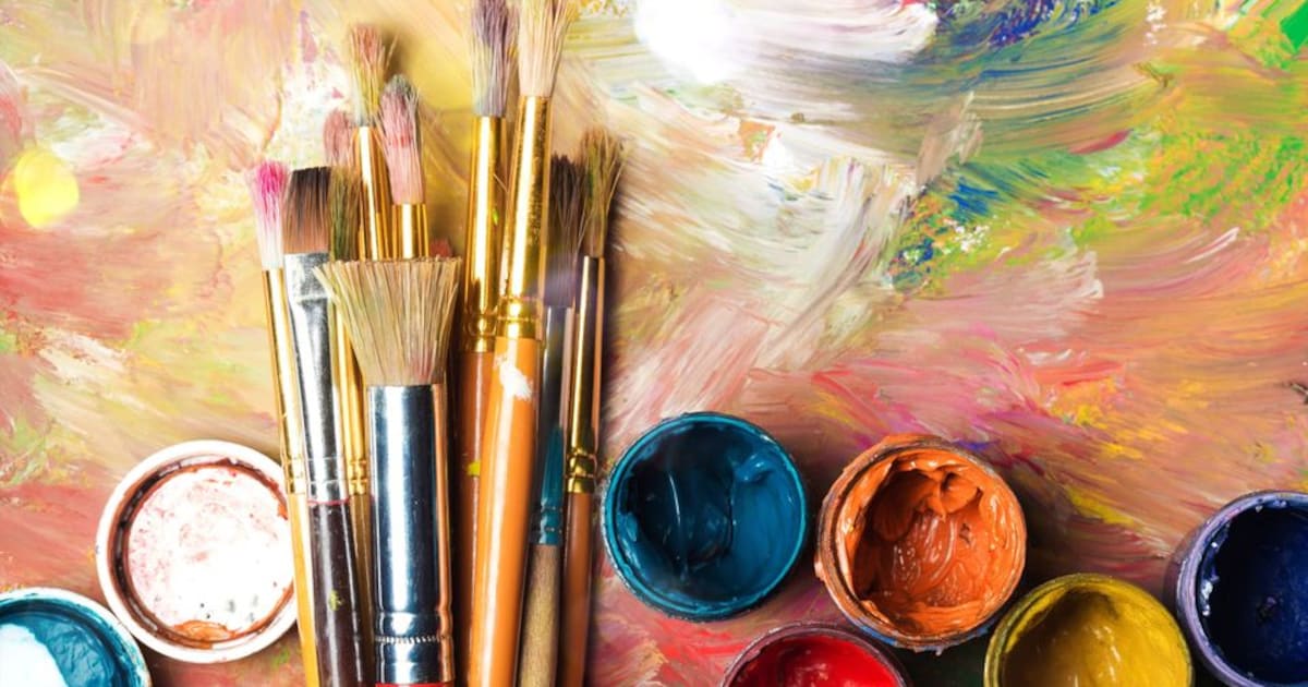 Creatiefwezen houdt mindfulness-schilderworkshop in Drachten