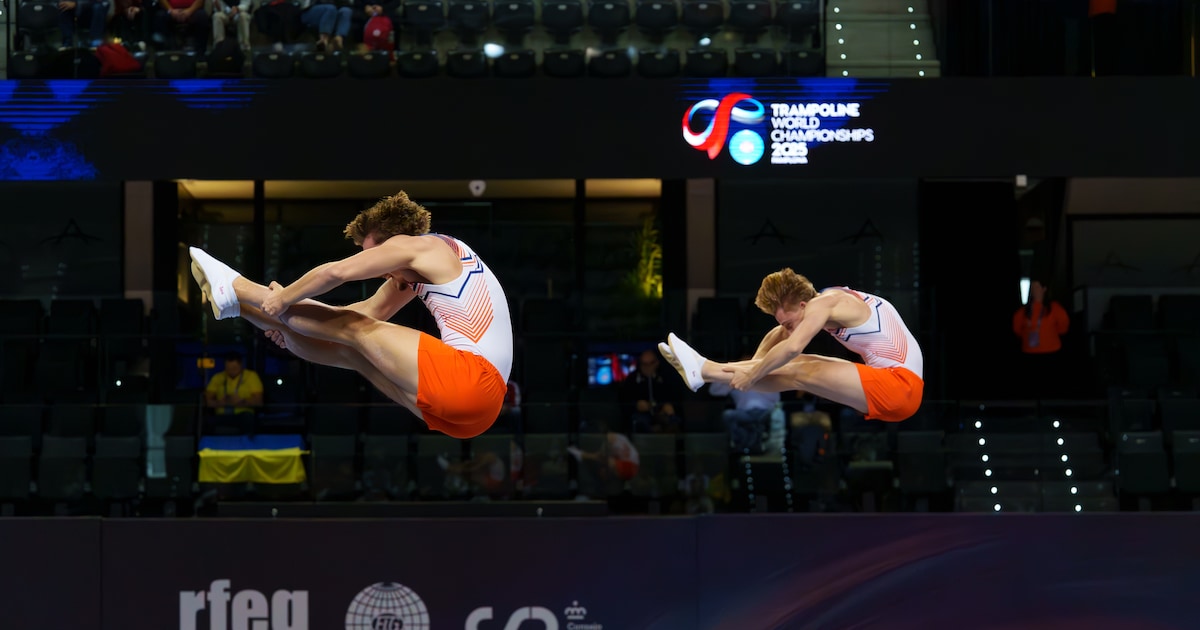 Amersfoortse Trampolinespringer Ralph van Tilborg verbaast zichzelf op WK: ‘Ongelooflijk trots dat w