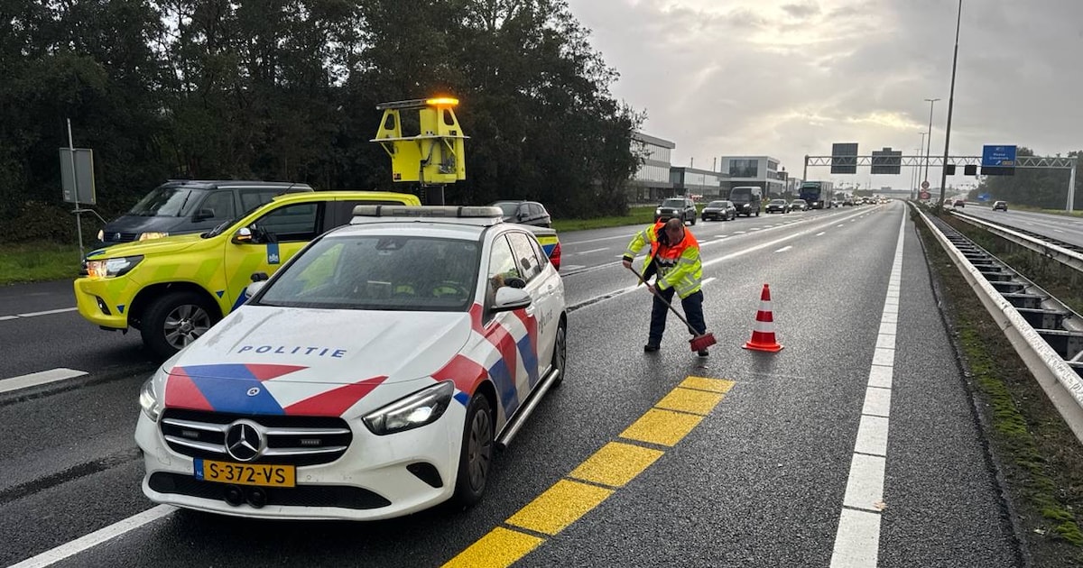 Weg bij knooppunt Hattemerbroek is weer vrij na ongeluk