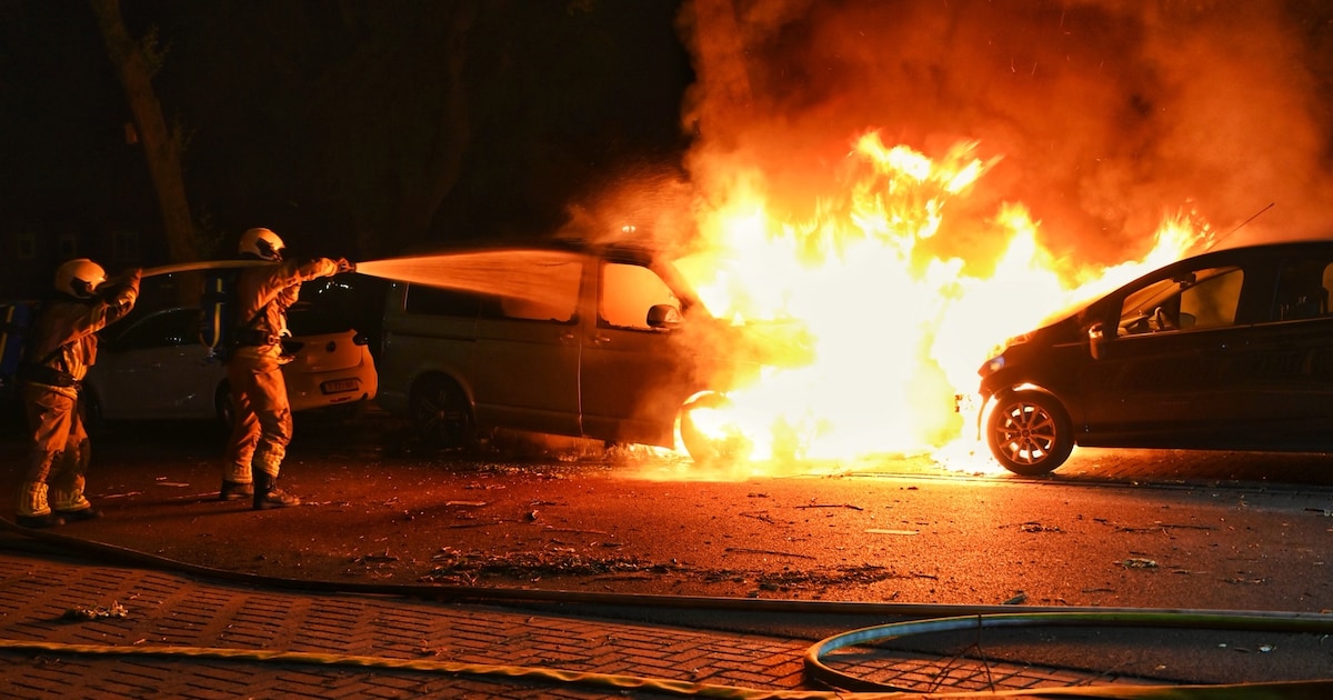 Twee auto’s uitgebrand bij nachtelijke autobrand in Vianen