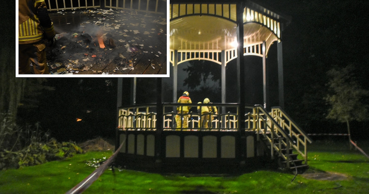 Brandschade aan muziekkoepel in Steenwijk hersteld, politie onderzoekt deze en andere branden