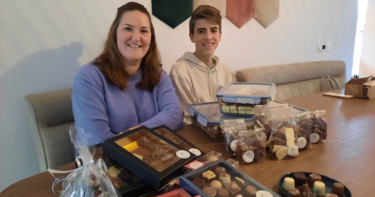 Collin (14) heeft chocoladefabriek met zijn tante (32): 'Lijkt me cool om winkel te hebben'