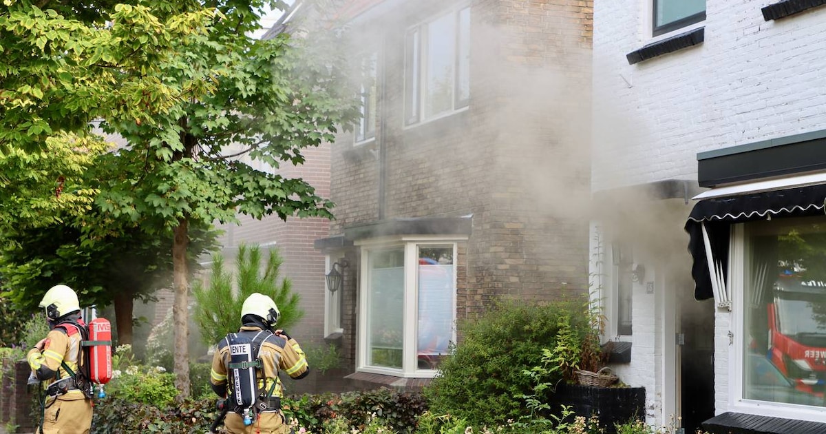 Keukenbrand veroorzaakt flinke rookontwikkeling in woning in Oldenzaal