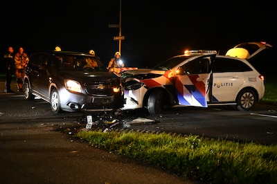 Politiewagen betrokken bij verkeersongeval in Groesbeek