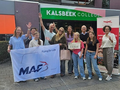 Leerlingen Kalsbeek College Woerden halen ruim 18.000 euro op voor goede doelen