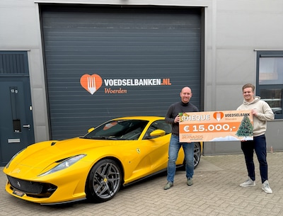 Voedselbank Woerden ontvangt kerstdonatie van 15.000 euro