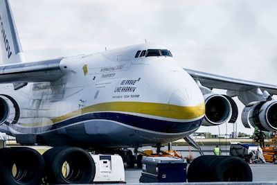 Duitse krant: Antonov-vrachtvliegtuig Leipzig zat vol munitie