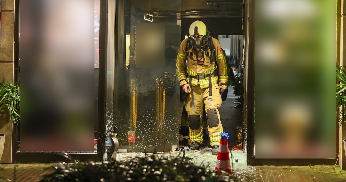Explosie bij kapsalon Slotlaan Zeist