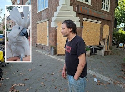 Erwin (58) had ruzie aan zijn deur, een dag later leeft hij op straat en is zijn kaketoe weg