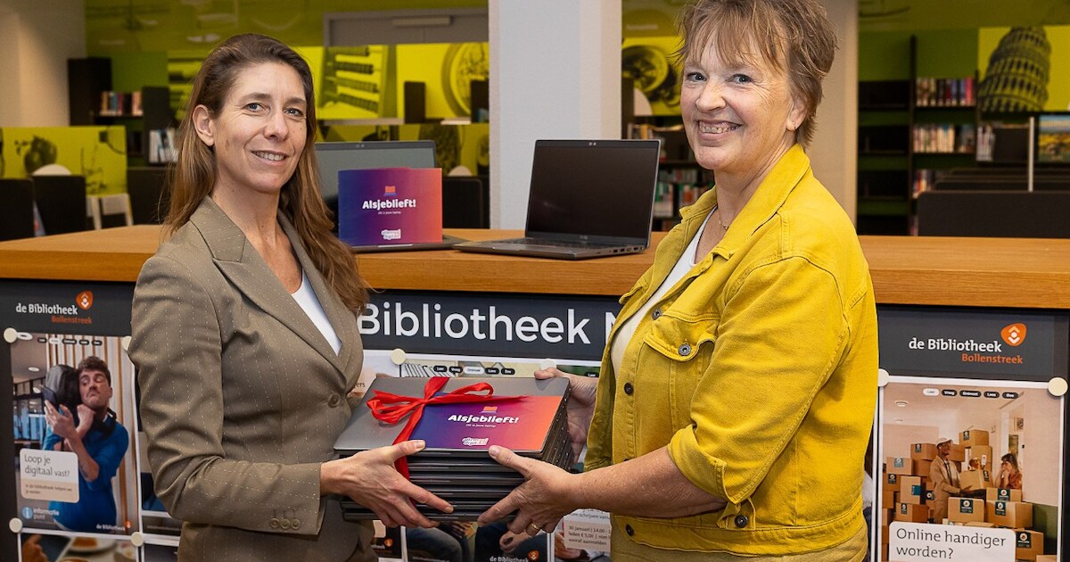 Veertig gratis laptops voor inwoners in regio Bollenstreek