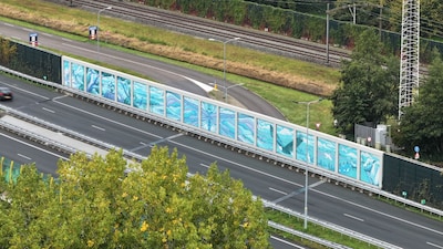 Nieuwe geluidsschermen geplaatst in Dordrecht