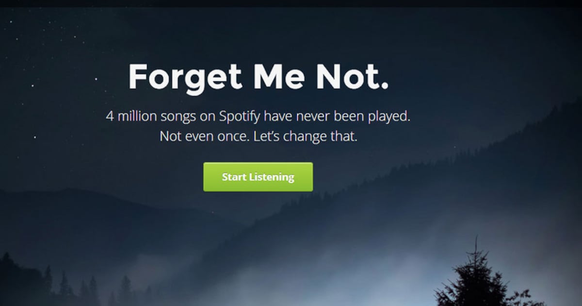 Forgotify: tweede kans voor vier miljoen 'vergeten' nummers van Spotify ...